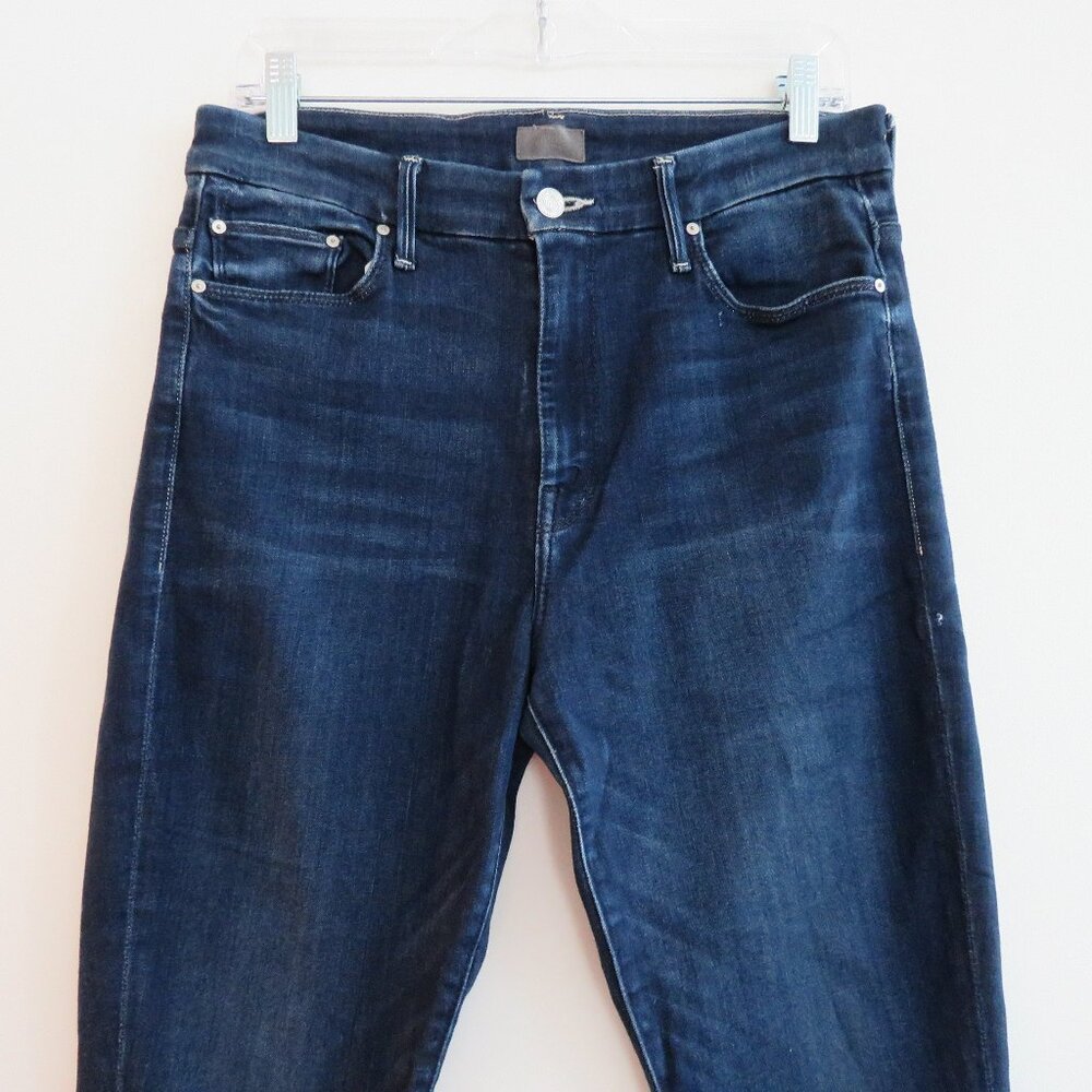 MOTHER High Waisted Looker Ankle Fray Jeans in Tongue and Chic - Size 30 - Picture 9 of 16